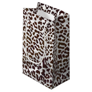 Leopard Chocolate Print Small Gift Bag