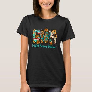 Leopard CNA Certified Nursing Assistant Cute RN Nu T-Shirt