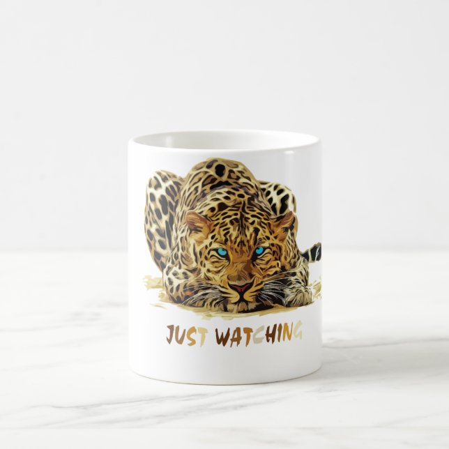 leopard coffee mug (Center)