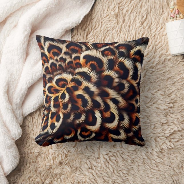 Leopard Comfort Drift into a Jungle-Inspired Sleep Cushion (Blanket)