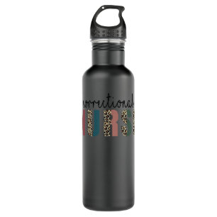 Leopard Correctional Nurse, Nursing Student School 710 Ml Water Bottle