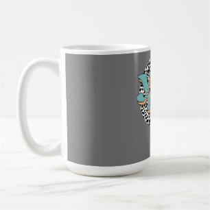 Leopard Cowboy Yeehaw Hold Your Horses Western Cow Coffee Mug