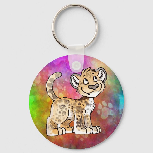 Leopard Cub Keychain (Front)