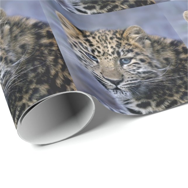 Leopard Cub Wrapping Paper (Roll Corner)