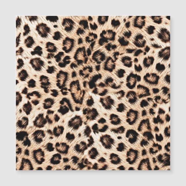 Leopard Design Pattern: Wild Elegance. (Front)
