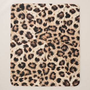 Leopard Design Pattern: Wild Elegance. Sherpa Blanket