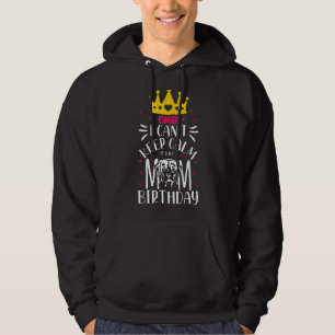 Leopard Dog Mum Omg I Cant Keep Calm Its My Mummy Hoodie