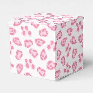 Leopard Dot in Pink Favour Box