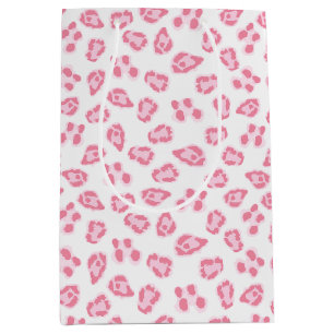 Leopard Dot in Pink Medium Gift Bag