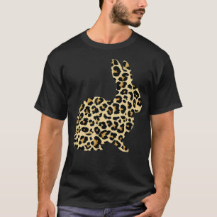 Leopard Easter Bunny Rabbit T-Shirt