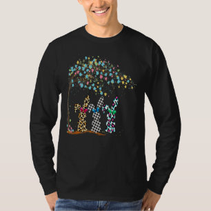 Leopard Easter Bunny Rabbit Trio Cute Easter Eggs T-Shirt