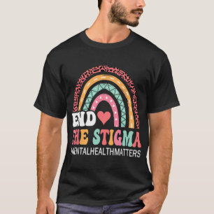 Leopard End The Stigma Mental Health Problems Supp T-Shirt