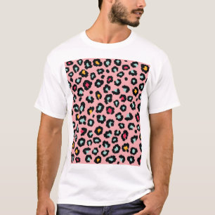 Leopard Exotic: Colourful Seamless Fun. T-Shirt