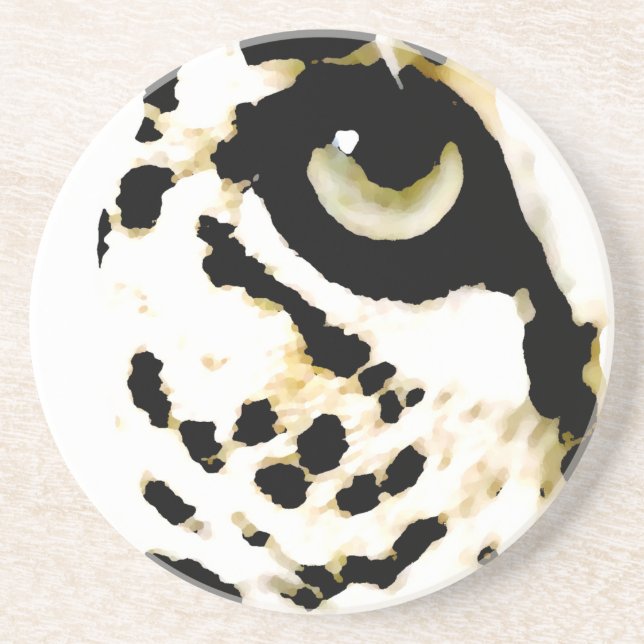Leopard Eye Coaster (Front)