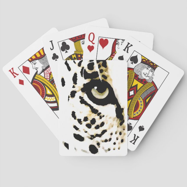 Leopard Eye Playing Cards (Back)