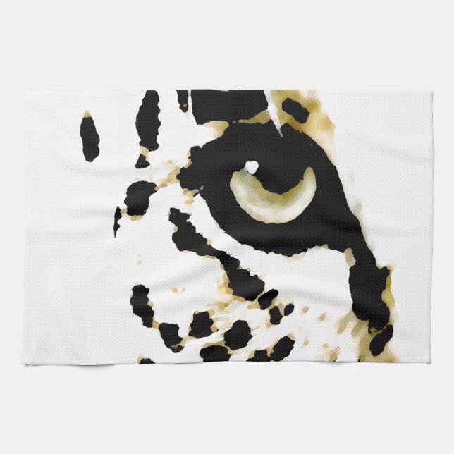 Leopard Eye Tea Towel (Horizontal)
