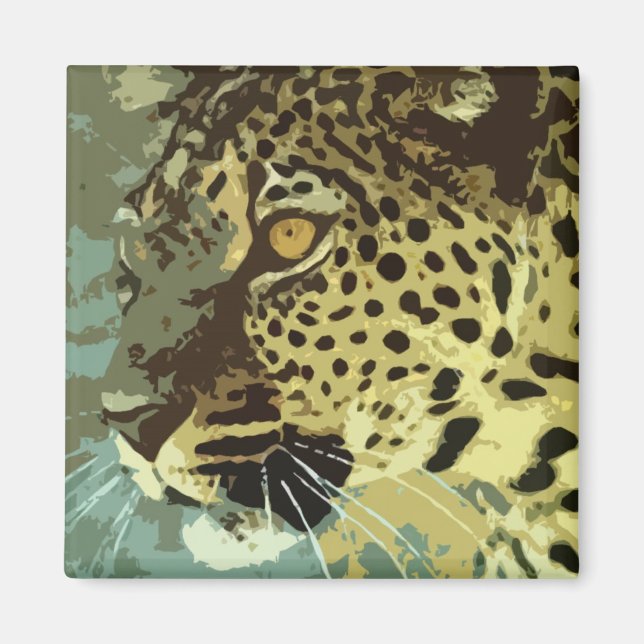 Leopard Eyes Magnet (Front)