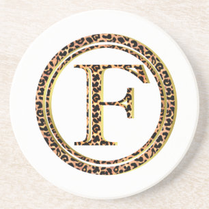 leopard F Coaster