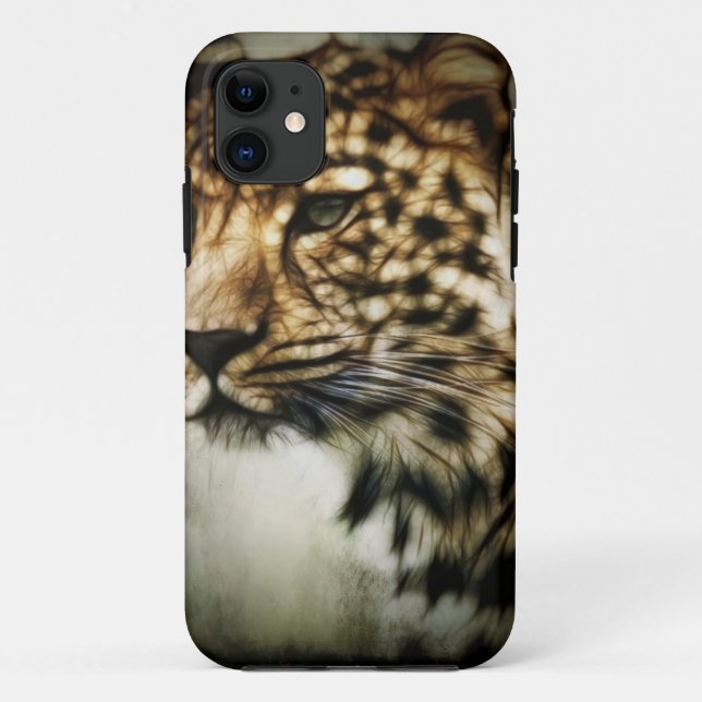 Leopard face Case-Mate iPhone case (Back)