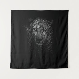 LEOPARD FACE TAPESTRY
