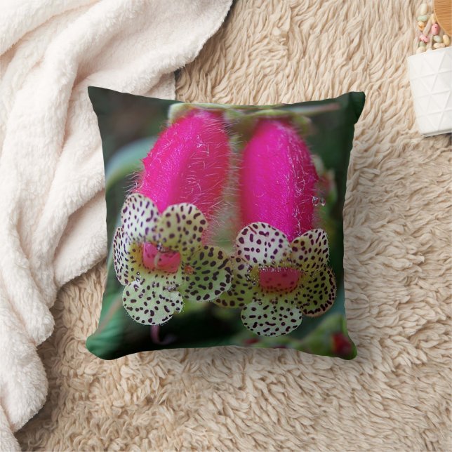 Leopard Flower Design Cushion (Blanket)