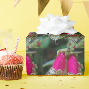 Leopard Flower Design Wrapping Paper