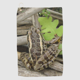 Leopard Frog Golf Towel