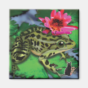 Leopard Frog Magnet