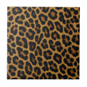 Leopard Fur Animal Pattern Ceramic Tile