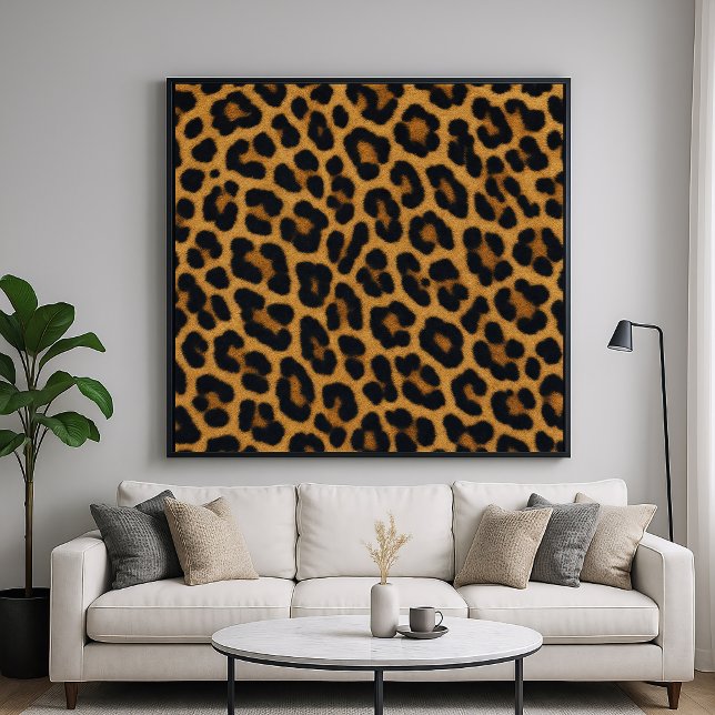Leopard Fur Animal Pattern Poster (Creator Uploaded)