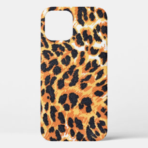 leopard fur as backgroundleopard,pattern,print,ski iPhone 12 case