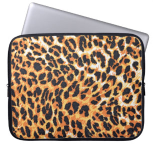 leopard fur as backgroundleopard,pattern,print,ski laptop sleeve