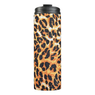 leopard fur as backgroundleopard,pattern,print,ski thermal tumbler