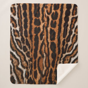leopard fur background texture sherpa blanket