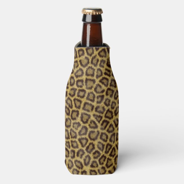 Leopard Fur Bottle Cooler (Bottle Front)