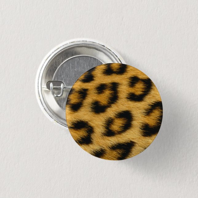 Leopard Fur Button (Front & Back)