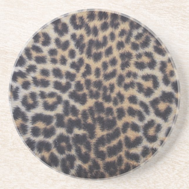 Leopard Fur Coaster (Front)