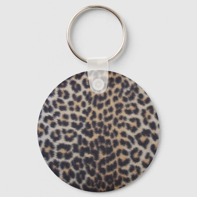 Leopard Fur Key Ring (Front)