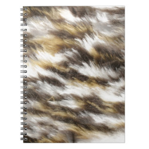 leopard fur notebook