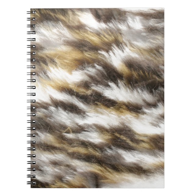 leopard fur notebook (Front)