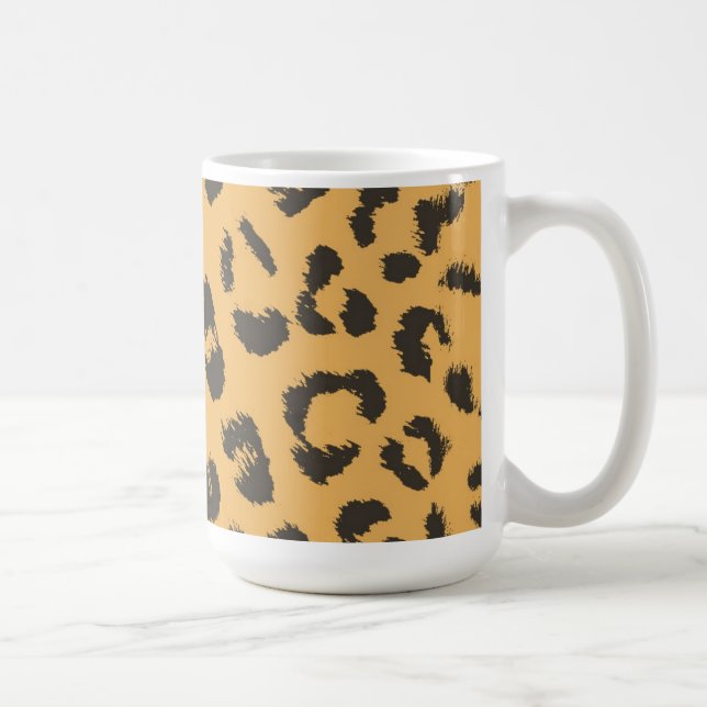 Leopard Fur Pattern Coffee Mug (Right)
