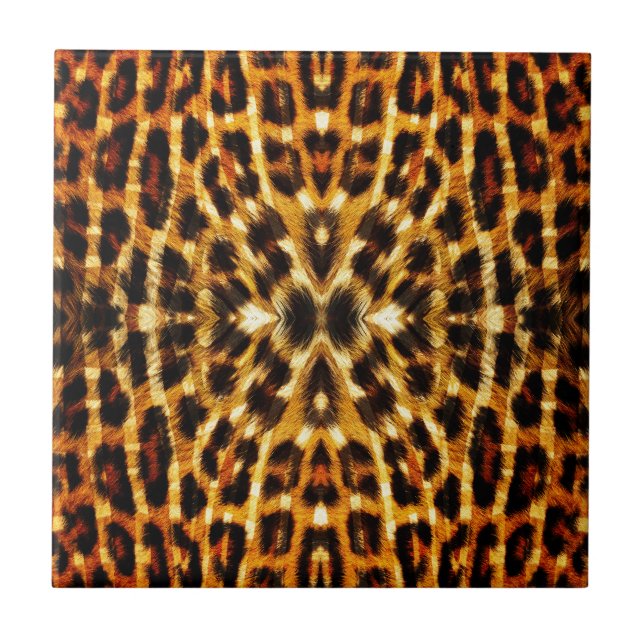 Leopard Fur Pattern Tile (Front)