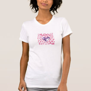 Leopard Fur Pattern With Heart T-shirt