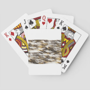 leopard fur playing cards