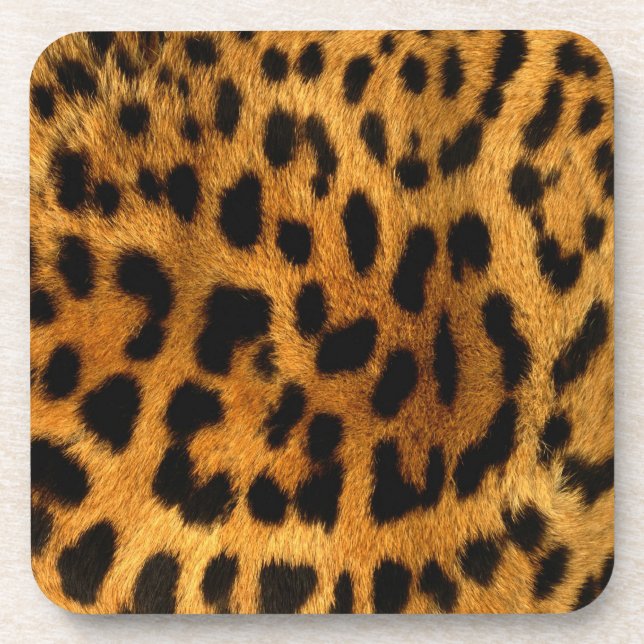 Leopard Fur Print Coaster (Front)
