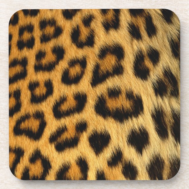 Leopard Fur Print Coaster (Front)