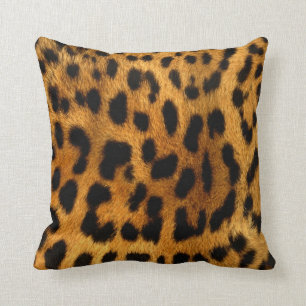 Leopard Fur Print Cushion