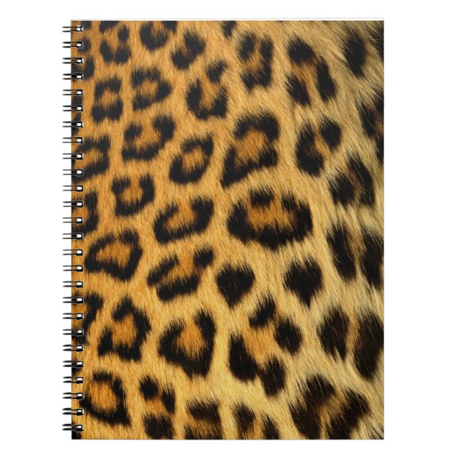 Leopard Fur Print Notebook (Front)