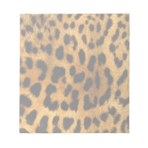 Leopard Fur Print Notepad