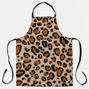Leopard fur seamless pattern apron